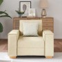 Sofá Sillón Tela Crema 60 cm de , Sofás - Ref: Foro24-4104967, Precio: 159,85 €