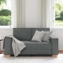 Sofá de 2 plazas  de tela gris oscuro, 120 cm | Foro24.es | Tu tienda online para hogar, jardín y más Foro24.es