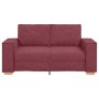 Sofá de 2 plazas  de tela color rojo vino, 120 cm | Foro24.es | Tu tienda online para hogar, jardín y más Foro24.es
