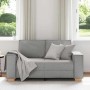 Sofá de 2 plazas  de tela gris nube, 120 cm | Foro24.es | Tu tienda online para hogar, jardín y más Foro24.es