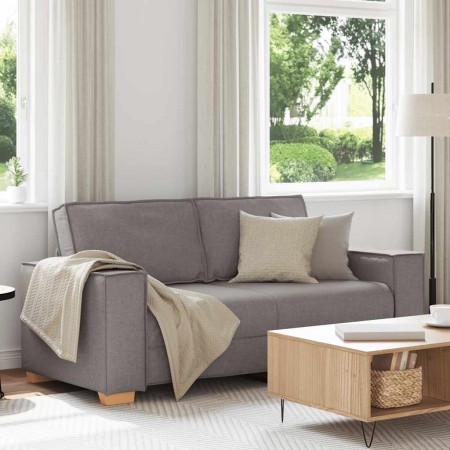 Sofá de 2 plazas  gris topo 140 cm tela | Foro24.es | Tu tienda online para hogar, jardín y más Foro24.es