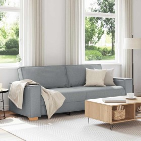 Sofá de 3 plazas de tela gris claro, 180 cm von , Sofas - Ref: Foro24-4104990, Preis: 246,46 €, Rabatt: %
