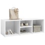 Banco zapatero de madera contrachapada blanco 105x35x35 cm by , Shoe racks and shoe organizers - Ref: Foro24-804463, Price: 5...
