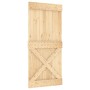 Puerta corredera con herrajes madera maciza de pino 95x210 cm von , Türen - Ref: Foro24-3203120, Preis: 226,40 €, Rabatt: %