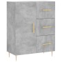 Aparador alto madera contrachapada gris hormigón 69,5x34x180 cm | Foro24.es | Tu tienda online para hogar, jardín y más Foro24.es