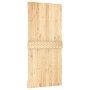 Puerta corredera con herrajes madera maciza de pino 95x210 cm von , Türen - Ref: Foro24-3203270, Preis: 230,65 €, Rabatt: %