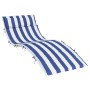 Cojín de tumbona tela Oxford a rayas azul y blanco 180x60x4 cm | Foro24.es | Tu tienda online para hogar, jardín y más Foro24.es