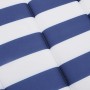 Cojín de tumbona tela Oxford a rayas azul y blanco 180x60x4 cm | Foro24.es | Tu tienda online para hogar, jardín y más Foro24.es