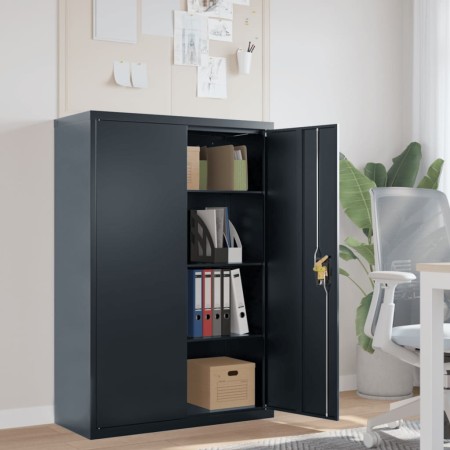 Armario archivador de acero gris antracita 90x40x140 cm von , Aktenschränke - Ref: Foro24-339747, Preis: 263,24 €, Rabatt: %