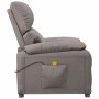 Sillón de masaje reclinable de tela gris taupé | Foro24.es | Tu tienda online para hogar, jardín y más Foro24.es