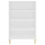 Aparador de madera contrachapada blanco 57x35x90 cm de , Aparadores - Ref: Foro24-806121, Precio: 58,82 €, Descuento: %
