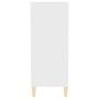Aparador de madera contrachapada blanco 57x35x90 cm de , Aparadores - Ref: Foro24-806121, Precio: 58,82 €, Descuento: %