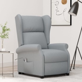 Comprar Sillón elevable tela gris claro