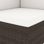 Sofá seccional de 2 plazas de ratán sintético marrón de , Sofás modulares de exterior - Ref: Foro24-49514, Precio: 232,77 €, ...
