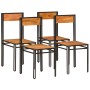 Sillas de comedor 4 unidades madera maciza de acacia | Foro24.es | Tu tienda online para hogar, jardín y más Foro24.es