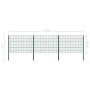 Panel de valla con postes de hierro verde 5,1x1,2 m | Foro24.es | Tu tienda online para hogar, jardín y más Foro24.es