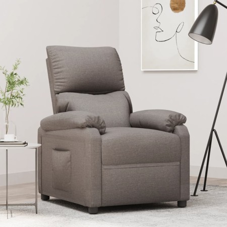 Sillón reclinable de tela gris taupe | Foro24.es | Tu tienda online para hogar, jardín y más Foro24.es