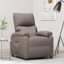 Sillón reclinable de tela gris taupe | Foro24.es | Tu tienda online para hogar, jardín y más Foro24.es