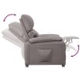 Sillón reclinable de tela gris taupe | Foro24.es | Tu tienda online para hogar, jardín y más Foro24.es