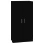 Mueble zapatero madera contrachapada negro 55x35x108 cm by , Shoe racks and shoe organizers - Ref: Foro24-342665, Price: 128,...