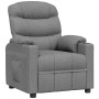 Sillón reclinable de tela gris claro by , Armchairs - Ref: Foro24-348070, Price: 187,96 €, Discount: %