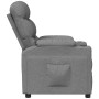 Sillón reclinable de tela gris claro by , Armchairs - Ref: Foro24-348070, Price: 187,96 €, Discount: %