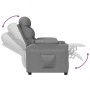 Sillón reclinable de tela gris claro by , Armchairs - Ref: Foro24-348070, Price: 187,96 €, Discount: %
