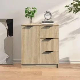 Sideboard aus Sonoma-Eichensperrholz, 60 x 30 x 70 cm von vidaXL, Sideboards - Ref: Foro24-811082, Preis: 90,39 €, Rabatt: %