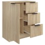 Sideboard aus Sonoma-Eichensperrholz, 60 x 30 x 70 cm von vidaXL, Sideboards - Ref: Foro24-811082, Preis: 88,34 €, Rabatt: %