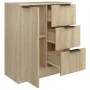 Sideboard aus Sonoma-Eichensperrholz, 60 x 30 x 70 cm von vidaXL, Sideboards - Ref: Foro24-811082, Preis: 90,39 €, Rabatt: %