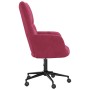 Sillón de relax de terciopelo rojo vino tinto | Foro24.es | Tu tienda online para hogar, jardín y más Foro24.es