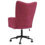 Sillón de relax de terciopelo rojo vino tinto | Foro24.es | Tu tienda online para hogar, jardín y más Foro24.es