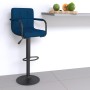 Taburete de cocina de terciopelo azul | Foro24.es | Tu tienda online para hogar, jardín y más Foro24.es