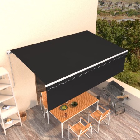 Toldo retráctil manual con persiana 5x3 m gris antracita von , Markisen - Ref: Foro24-3069339, Preis: 389,58 €, Rabatt: %