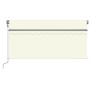 Toldo automático retráctil con persiana color crema 3x2,5m by , Awnings - Ref: Foro24-3069387, Price: 351,01 €, Discount: %