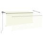 Toldo automático retráctil con persiana color crema 3x2,5m by , Awnings - Ref: Foro24-3069387, Price: 351,01 €, Discount: %