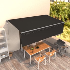 Toldo retráctil automático con persiana gris antracita 5x3 m de , Toldos - Ref: Foro24-3069469, Precio: 499,92 €, Descuento: %