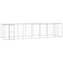 Perrera de exterior de acero galvanizado con techo 16,94 m² | Foro24.es | Tu tienda online para hogar, jardín y más Foro24.es