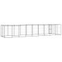 Perrera de exterior de acero con techo 21,78 m² by , Dog kennels and fences - Ref: Foro24-3082296, Price: 756,52 €, Discount: %