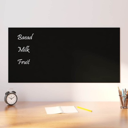 Pizarra magnética de pared vidrio templado negro 100x50 cm | Foro24.es | Tu tienda online para hogar, jardín y más Foro24.es