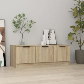 Mueble de TV madera contrachapada roble Sonoma 102x35x36,5 cm de vidaXL, Muebles TV - Ref: Foro24-811361, Precio: 63,92 €, De...