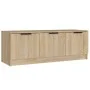 Sonoma oak plywood TV cabinet 102x35x36.5 cm by vidaXL, TV Furniture - Ref: Foro24-811361, Price: 63,92 €, Discount: %
