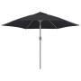 Tela de repuesto para sombrilla negra 300 cm de , Telas para sombrillas y toldos - Ref: Foro24-313798, Precio: 23,43 €, Descu...
