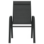 Sillas de jardín apilables 6 unidades textilene negro | Foro24.es | Tu tienda online para hogar, jardín y más Foro24.es