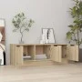 Sonoma oak plywood TV cabinet 102x35x36.5 cm by vidaXL, TV Furniture - Ref: Foro24-811361, Price: 63,92 €, Discount: %