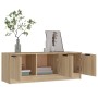 TV-Schrank aus Sonoma-Eichensperrholz, 102 x 35 x 36,5 cm von vidaXL, TV-Möbel - Ref: Foro24-811361, Preis: 66,16 €, Rabatt: %