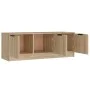 Sonoma oak plywood TV cabinet 102x35x36.5 cm by vidaXL, TV Furniture - Ref: Foro24-811361, Price: 63,92 €, Discount: %