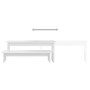 Mueble para TV madera contrachapada blanco 180x30x43 cm de , Muebles TV - Ref: Foro24-806265, Precio: 37,06 €, Descuento: %