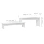 Mueble para TV madera contrachapada blanco 180x30x43 cm de , Muebles TV - Ref: Foro24-806265, Precio: 37,06 €, Descuento: %