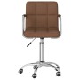 Silla de comedor giratoria tela marrón de , Sillas de comedor - Ref: Foro24-3087972, Precio: 82,53 €, Descuento: %